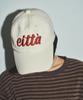 CITTA Signature Cita Logo Stitch Ball Cap_Cta922 (White)