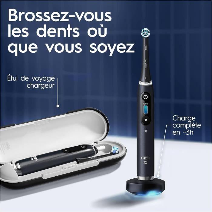 Brosse à dents électrique - oral-b - io 9 - noir - 7 modes - édition spéciale