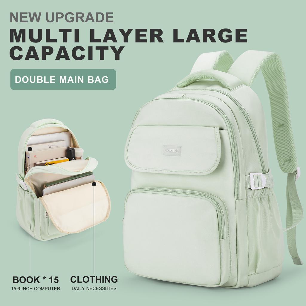 Backpack For Women Men,15.6Inch Laptop Backpack For Work,College,Travel,Large Waterproof Daypack, Schoolbag With Lots Of Pockets