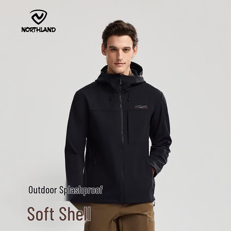 NORTHLAND Men s Hooded Softshell Jacket 185/86A