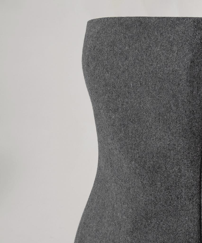 Obeodyupeulleeo Volume Tube Dress_Gray