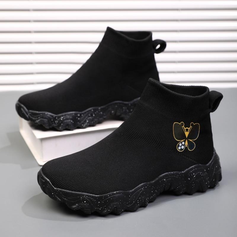 Fashion Fashion Sports Shoes Child Children Girl Breathable Socks Shoes Women a Pedal Platform Leisure Sports Parent Child Style