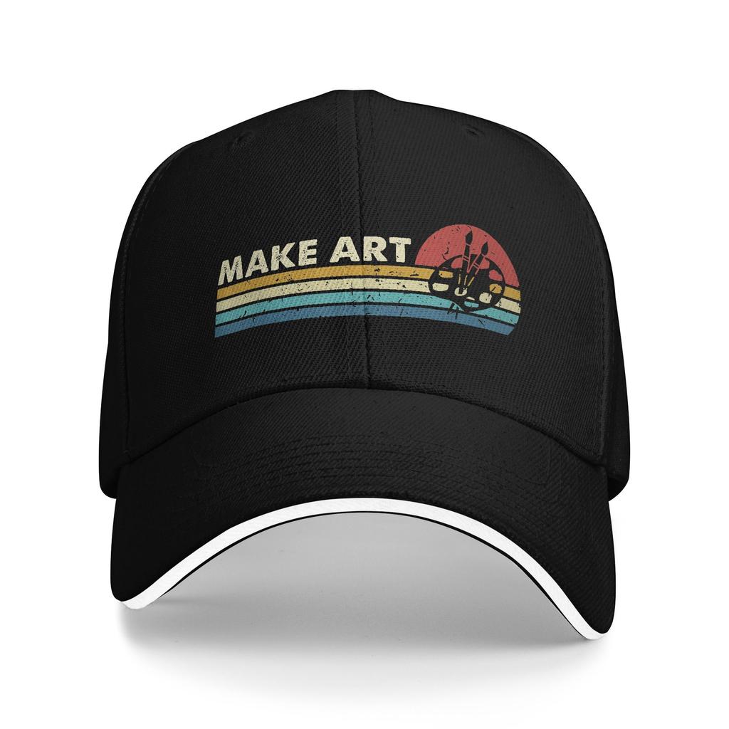 Artist Art Teacher Retro Paint Palette Casual Baseball Cap Summer Trucker Hat Sun Visor Camping Hip Hop Hats Baseball Caps