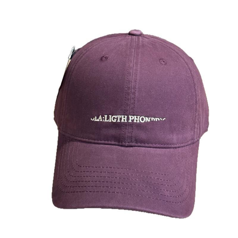 British style hat baseball cap men's alphabet sun protection visor women's fashion casual soft top cap
