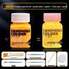 Glow-in-the-Dark Fluorescent Pigment Set for Kids - Perfect for DIY Clothes, Shoes, Plaster Dolls, and Hand-Painted Crafts!