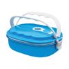 Tragbarer Lebensmittelbehälter Thermos Küchengeschirr Edelstahl Lunchbox 0,9L Nährstoffreiche Mahlzeiten für Arbeit Schule Picknick Camping