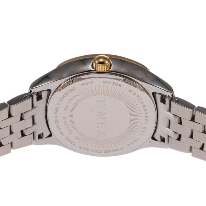 TIMEX Trend Watch Quartz Water Resistant Mineral Glass Silver/Gold Dial TW2W17900 Unisex Silver/Gold