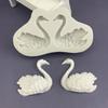 O pereche de matrițe simetrice stânga-dreapta DIY pentru coacere, fondant, aromaterapie, gips, rășină epoxidică, silicon, decorațiuni de la Little Swan