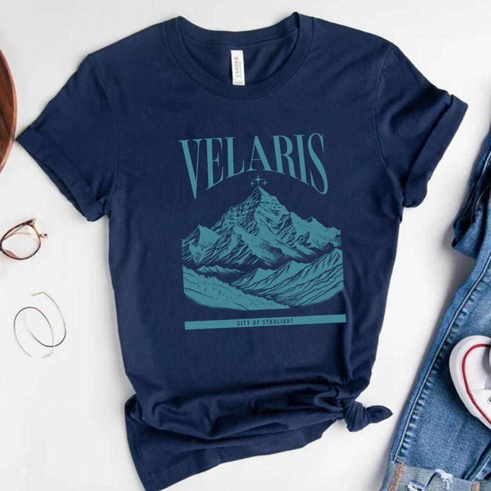 SJM Velaris Shirt ACOTAR Tshirt ACOMAF City of Starlight Night Court Rhysand Tees Sarah J Maas Bookish Apparel Book Lover Gift