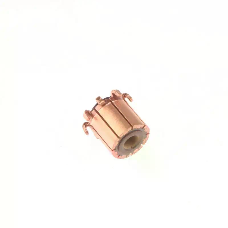 Motor Commutator with Copper Teeth, DIY Electric Power Tool Piece, 10.4x4x11.6mm, 8P