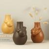 Kreatywne ceramiczne wazony dekoracyjne w kształcie ludzkiego ciała do hydroponiki, wystroju domu