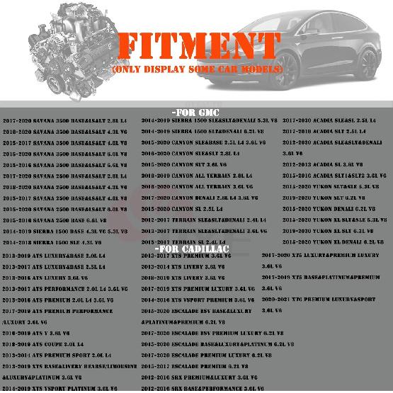 Mass Air Flow Sensor Meter MAF 23262343 Compatible With Buick Cadillac Chevy GMC Enclave Envision LaCrosse Regal ATS CT6 Escalade SRX XT5 Camaro