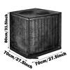 1PC Mesh Air Conditioner Cover, Outdoor Mesh Hole AC Protector, Window AC Unit Cover, Black Universal Dustproof AC Cover