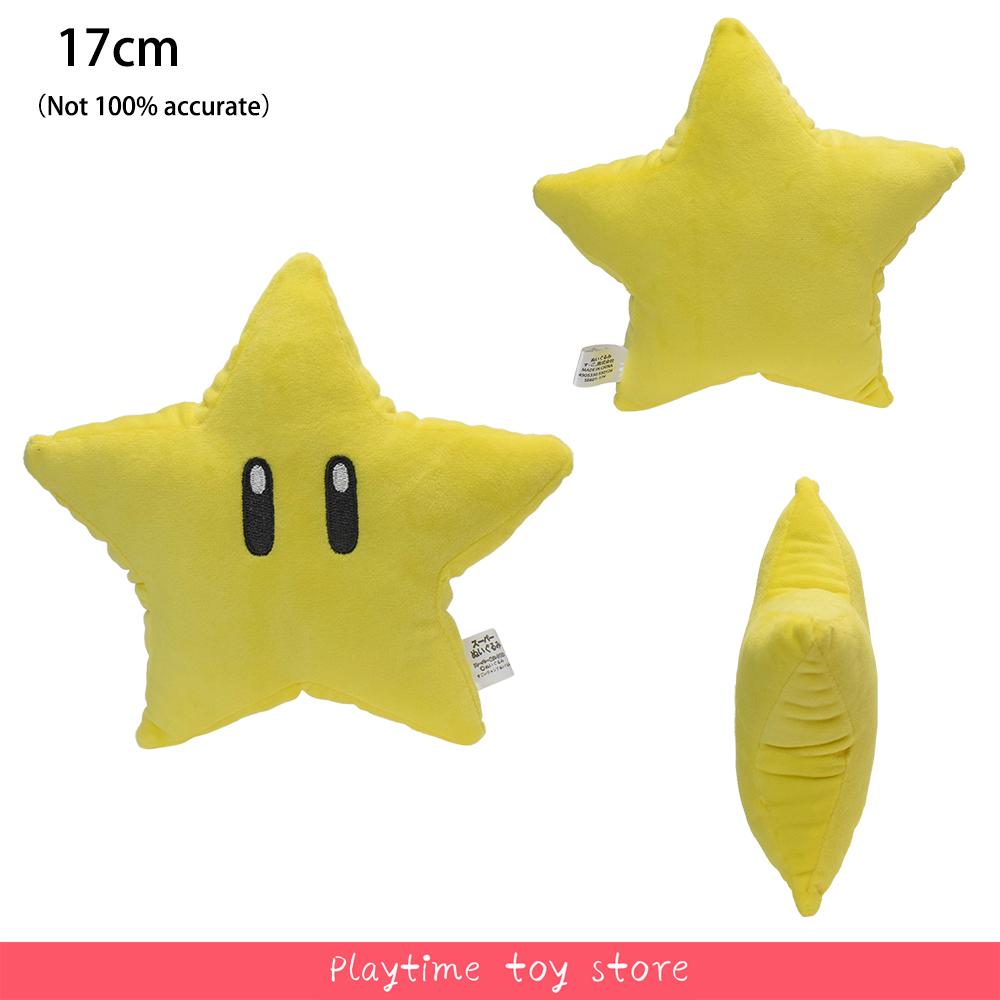 5-30cm Super Mario Bros Plush Toy Super Stars Tiny Spot Stuffed Soft Doll With Letter Embroidery Pattern Kawaii Birthday Gift