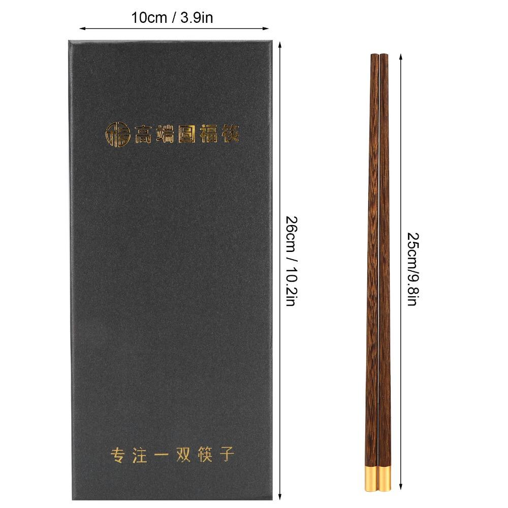 5 Pair Paint Free Wooden Chopstick Wooden Dining Chopsticks Chinese Chopstick  Daily Dining