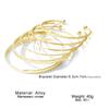 Nuovi Bracciali 2023 per Uomo e Donna Bracciali da Nightclub Lusso Festa Metallo Pentagramma Set di Bracciali Oro Inciso Gioielli Retrò Regalo