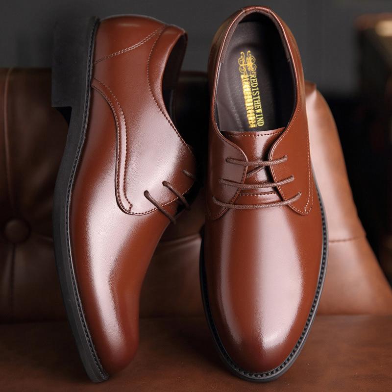 Nuevo estilo Traje de negocios para hombre Zapatos de cuero Transpirable Casual  Zapatos para hombre comprar a buen precio — entrega gratuita, reseñas  reales con fotos — Joom