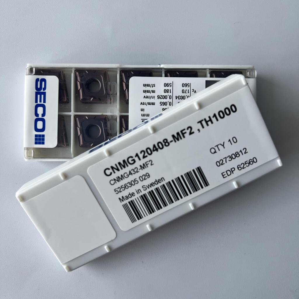 SECO / CNMG120408-MF2,TH1000 / Original genuine CNC alloy blade 10 Pcs