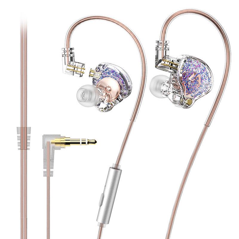 In-Ear Wired Hi-Fi Ear-Hook Headphones for Mobile, Singers, Gaming, Streaming, Studio Monitors, Sound Cards, In-Ear Monitors