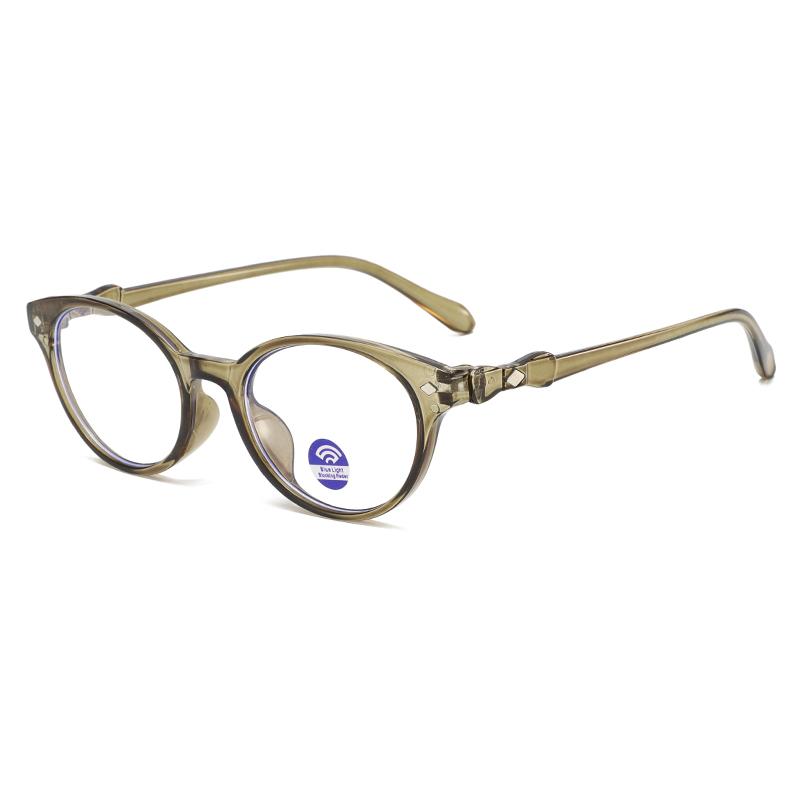 Anti-Blue Light Glasses Classic Oval Eyewear Women Men Daily Go Out Eyeglasses Blue Light Blocking Man Lady Computer Eyeglas