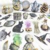 50 Vintage Witch's Trinkets PET Transparent Stickers for DIY Decorating: Suitcase, Guitar, Skateboard, Mobile Phone
