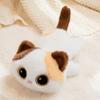 Cute Big Eyes Cat Plush Toy Realistic Texture Siamese Cat  Plush Doll  Birthday Gift