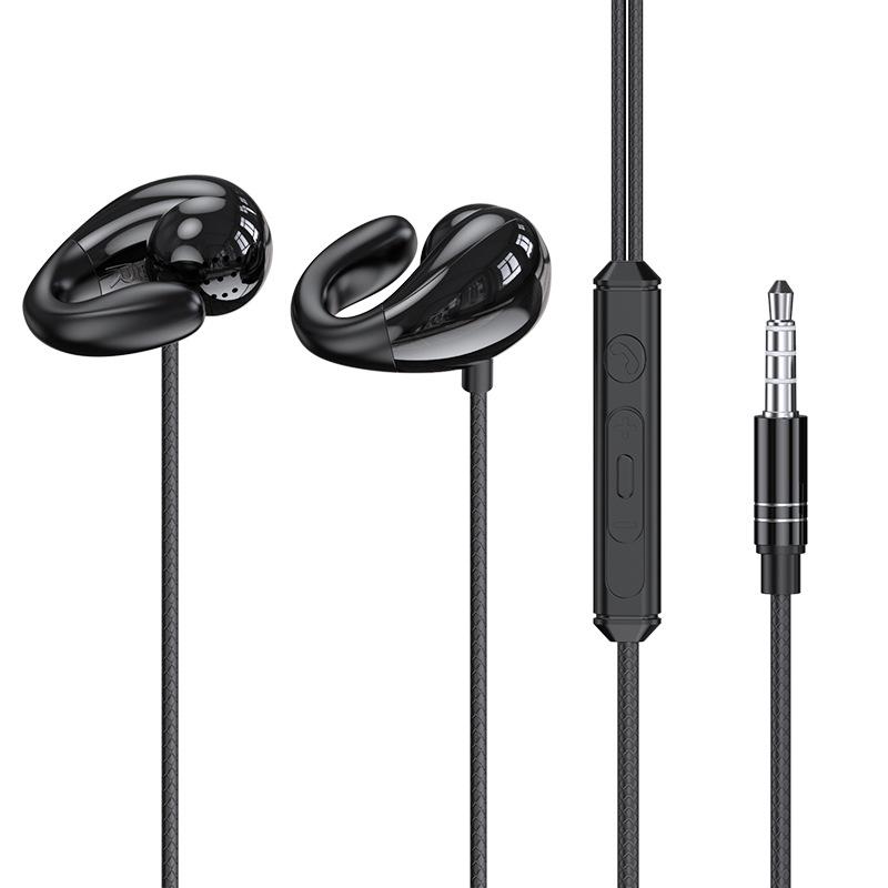 

TYPE-C Digital Clip-on Earbuds with Wired Remote - Sports & KTV Compatible, Universal for iP15