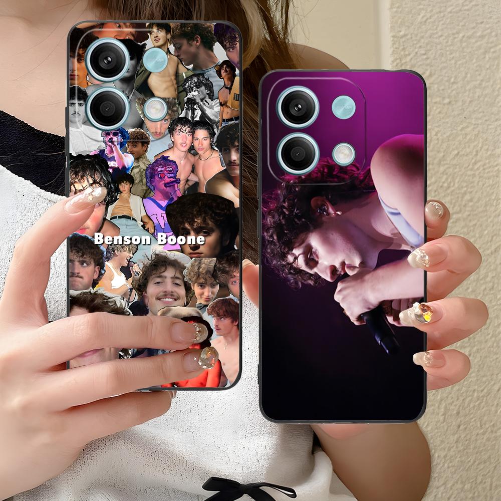 Benson Boone Handyhülle für Xiaomi Redmi Note 14 13 12 11 A5 3 2 1 Pro Plus 4G 5G Farbdruck Hülle Mobiltelefone Luxus