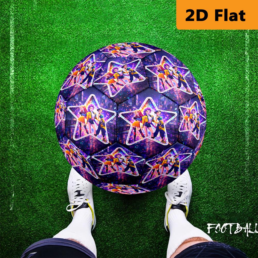 Kpop Demon Hunters Adventure Football Suitable For Both Training And Competition Outdoor Sports No 5 Football Wearresistant And Slipresistant