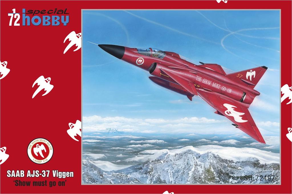 Special Hobby Swedish Saab Bigen Attack Aircraft Show Must Plastic Model SH72497 1/72 AJS-37 Go-On