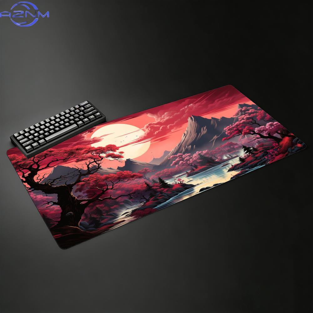 Large Night Moonlight Mouse Pad Laptop Antislip Esports Offices Cool Desk Mat Game Player Mousepad Mini Pc Desktop Accessories