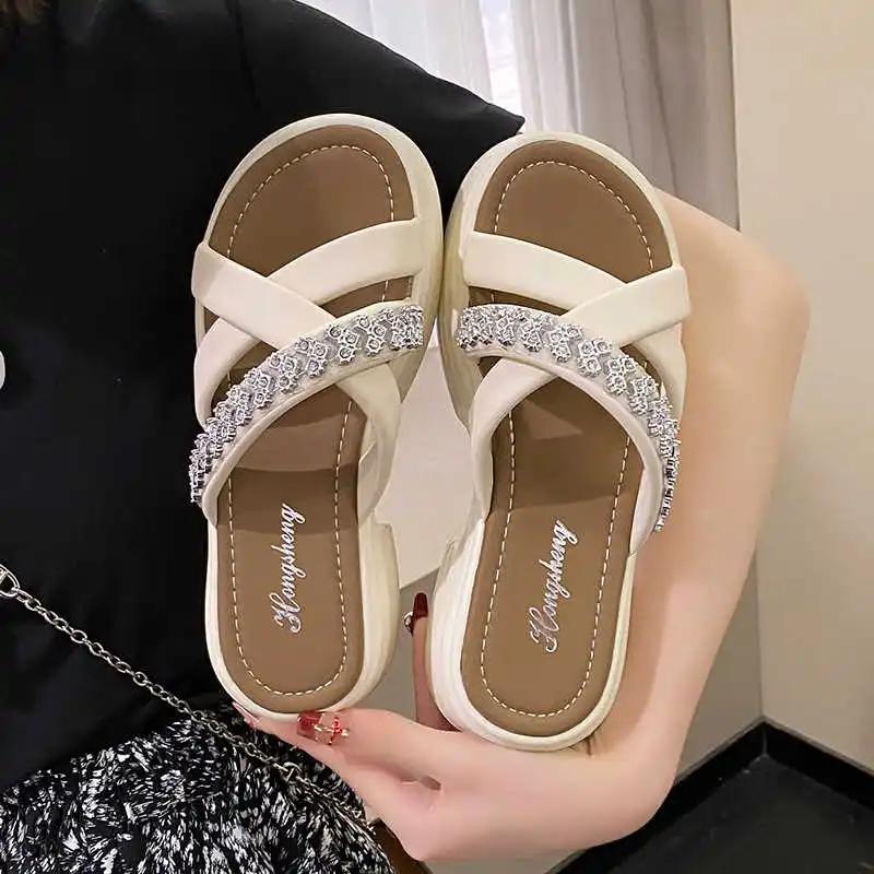 Fashion Autumn Does Not Slip Women's Flat Sandal Shoes Home Women's House Slippers Sneakers Sport Styling Special Offers Sneakeres