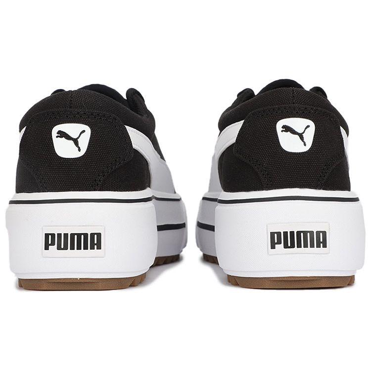 Puma Kaia Platform Black White Women Sneakers Gum 383804-02