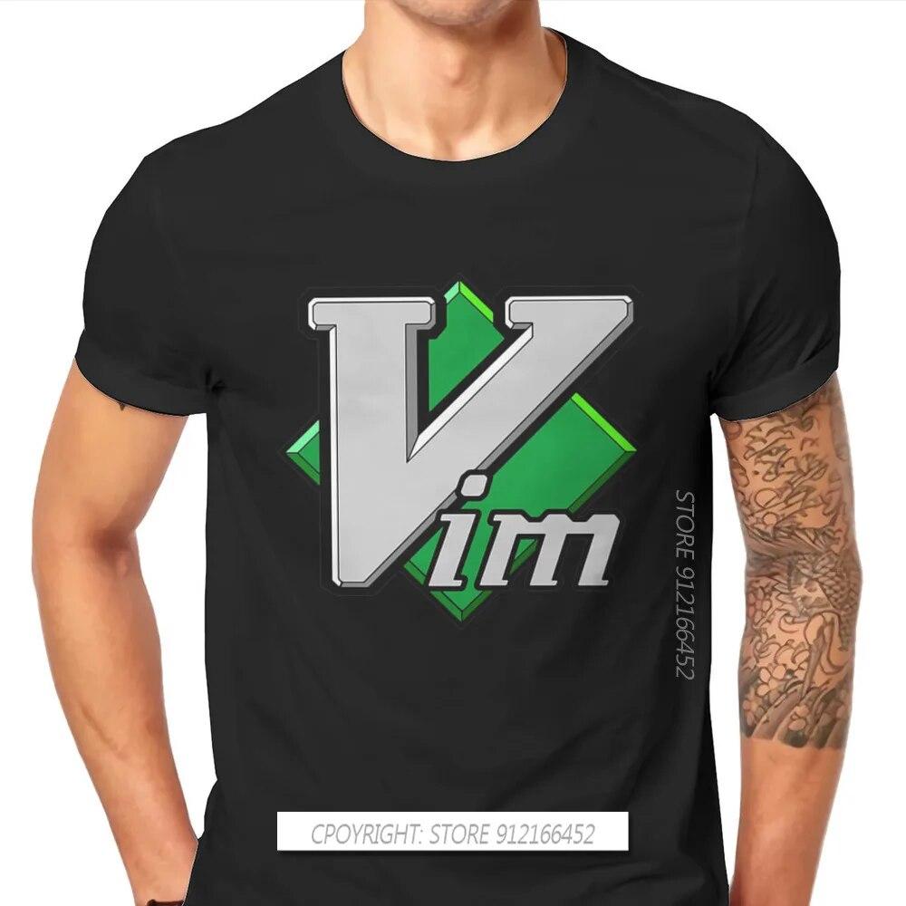 Operační systém Linux Tričko Tux Penguin Fabric VIM Elegantní tričko Oversex Unisex oblečení Tištěný Velký výprodej