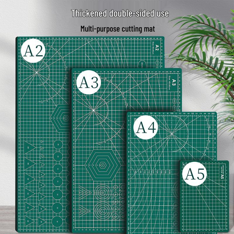 Extra Thick Double-Sided A3/A2 Cutting Mat Craft Board - Cut-Resistant Pad for DIY and Journaling