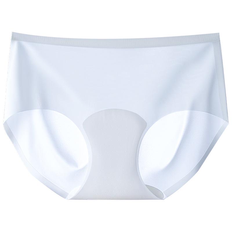 Ultra-thin Seamless Women's Silk Sport Yoga Briefs, Mid-Waist, Breathable, Butt-Lifting