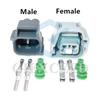 2 Pin AC Assembly 90980-11255 7282-8129-40 Auto Cable Harness Waterproof Plug Car Electrical Wiring Connector For Toyota