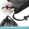 Pump Barrier Filter Bags with Drawstring Closure 2 Pack Polyester Mesh Bag for Water Pond Aquarium Swimming Pool Outdoor Garden F