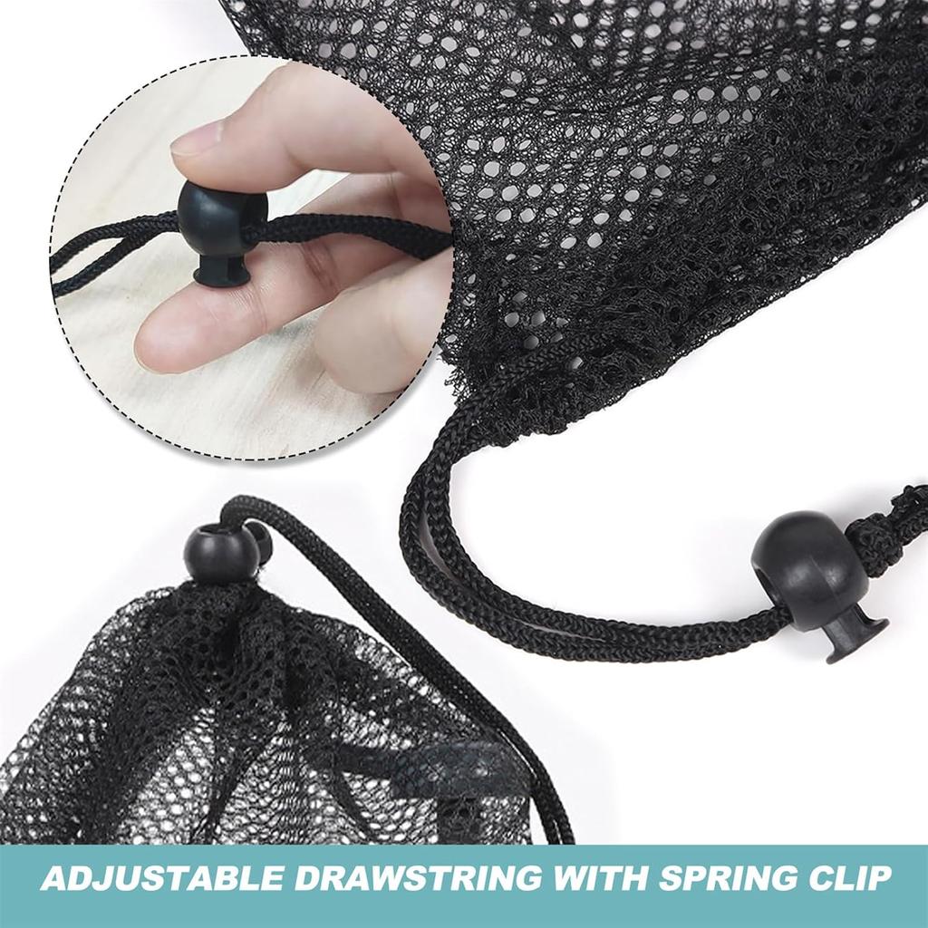 Pump Barrier Filter Bags with Drawstring Closure 2 Pack Polyester Mesh Bag for Water Pond Aquarium Swimming Pool Outdoor Garden F