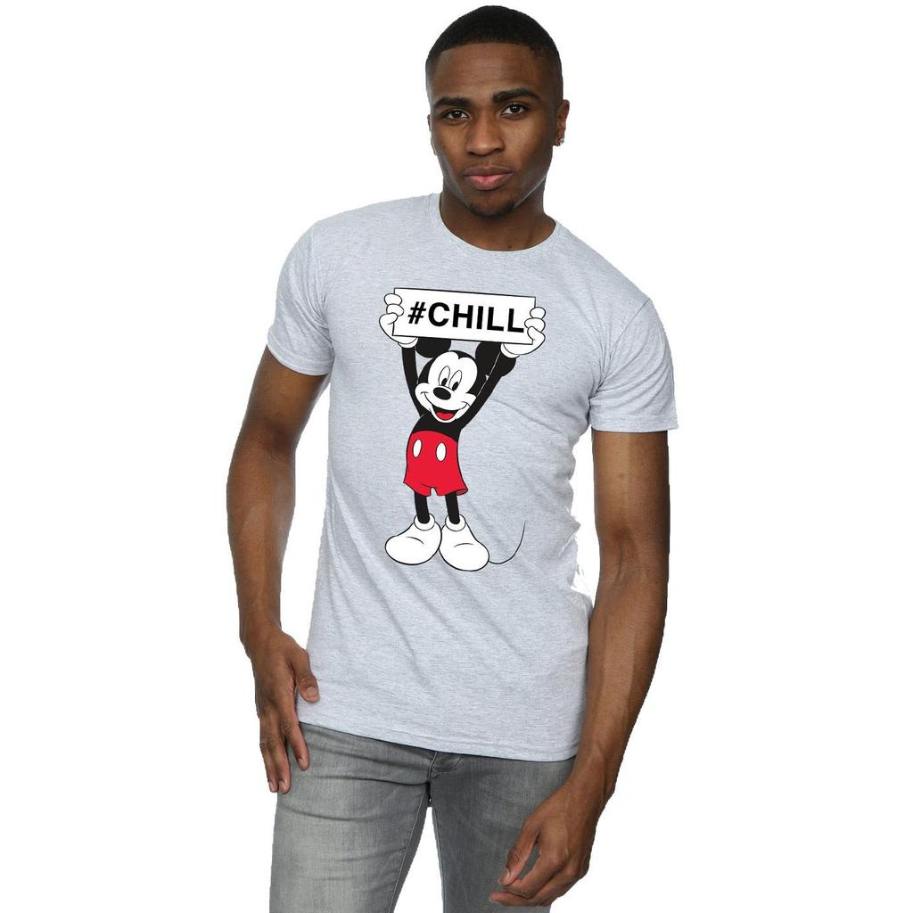 Disney Mens Mickey Mouse Chill T-Shirt