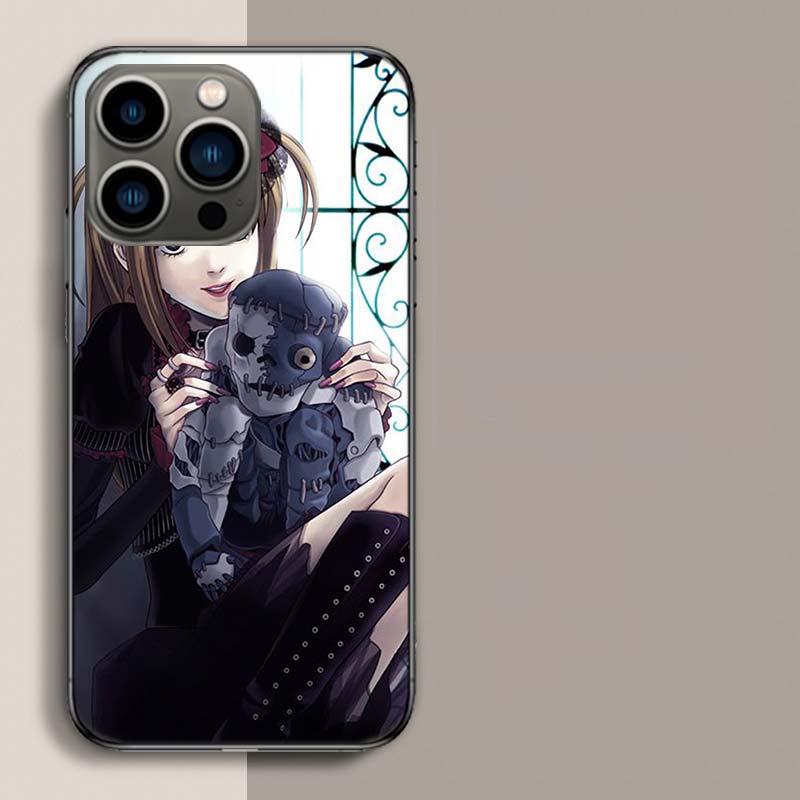 Anime Death note Amane Misa Phone Case For Iphone 17 Air 15 Pro 14 Plus 16 Pro Max 12 13 Mini 11 16E X XS Cover Cute Fundas