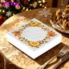 20pcs Disposable Napkins with Pumpkin, Maple Leaves Pattern Print for Wedding,Parties,and Daily Use for Thanksgiving Fall Christmas Table Decoration