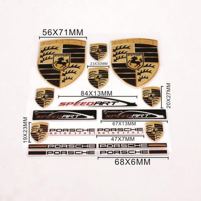 Car Body Decoration Stickers Door Scratch Blocking Decals For Cayenne Panamera Macan 911 Taycan Boxster Cayman 918 Pajun