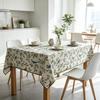 Cucina Sala da Pranzo Festa Riunione di Famiglia Rettangolare Cotone Lino Tocco Morbido Lavabile Riutilizzabile Decorazione per la Casa Tovaglia