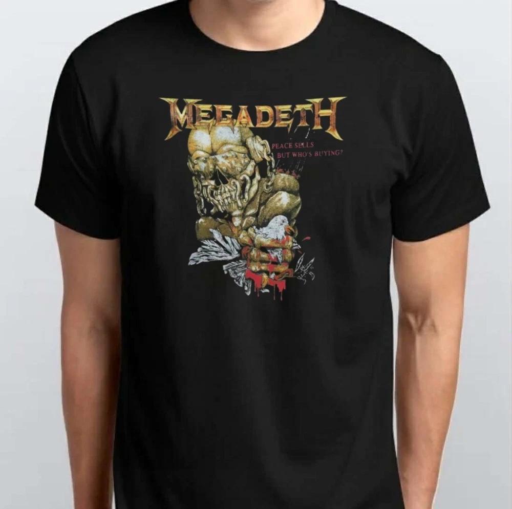Megadeth Heavy Metal Punk Unisex TSHIRT S M L XL XXL 3 4 XL Black White