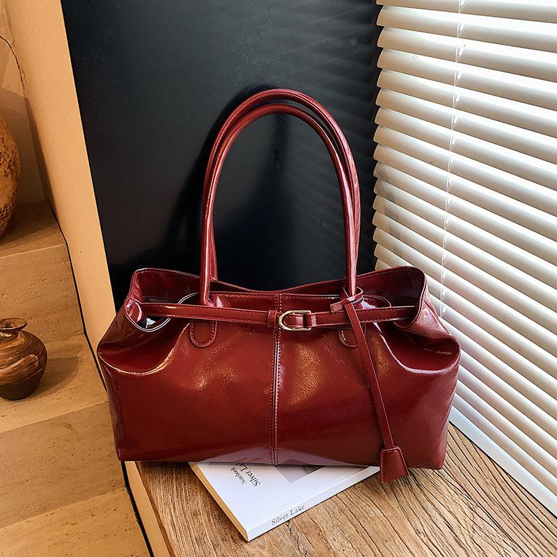 

Маленькі жіночі сумки, Жіночі сумки-тоут великої місткості, Модні та повсякденні сумки через плече для жінок бордовий