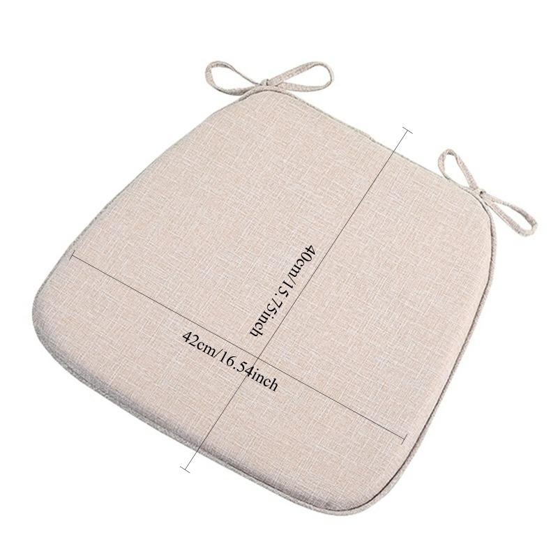 Chair Pads Non-Slip Seat Cushions Soft Chair Pad with Ties Horseshoe Seat Cushion For Dining Room/Office/Hotel/Garden Chairs