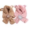 Ear Protection Rabbit Ear Hat Thickened Fluffy Hat Personality Winter Beanie  Streetwear