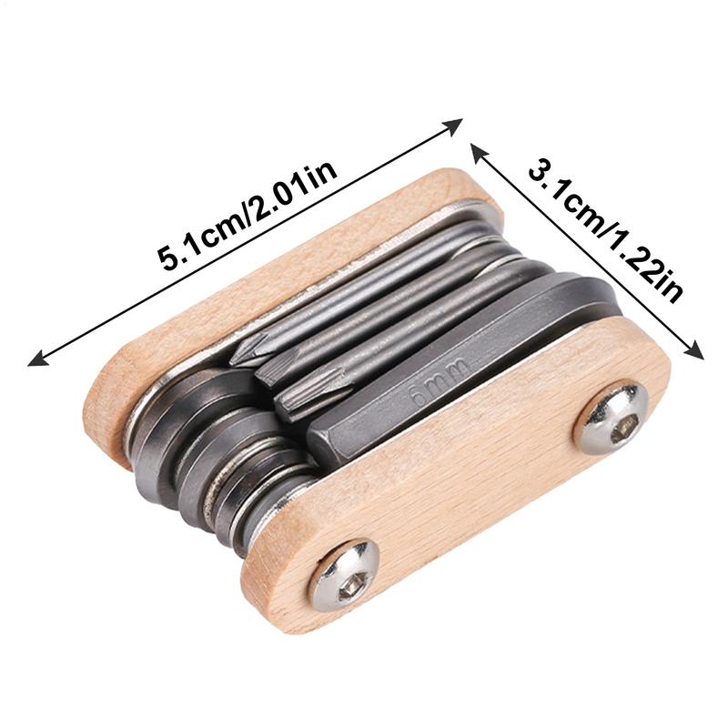 Bike Repair Tools Riding Maintenance Accessories 8-in-1 Cycling Repair Tool Kit Multi Function Accessories Set For Road Mountain