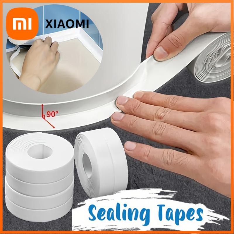 Xiaomi Nastro adesivo impermeabile per pareti, bagno, cucina, nastri adesivi per contorni, strisce sigillanti in cartone, nastri per sigillatura di bagni, docce, lavandini, vasche da bagno